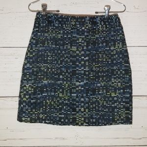 Loft Tweed Lined Mini Short Skirt NEW 0 Petite